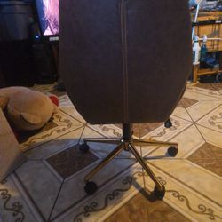 Brown Vanity/ Office chair