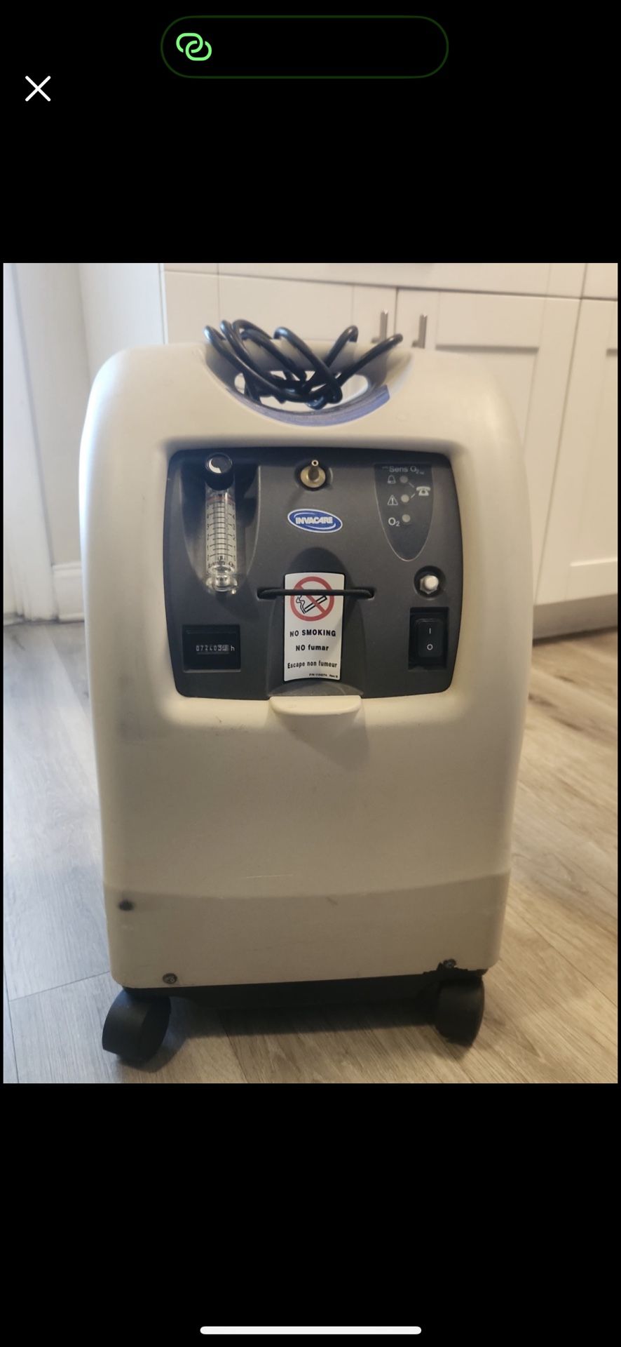 concentrador de oxígeno Invacare