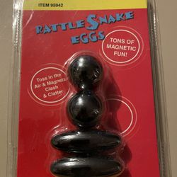 Vintage RattleSnake Eggs Magnetic Toy