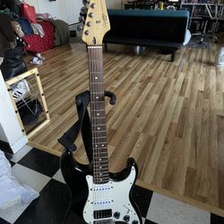 Squier Vintage Modified Strat HSS (India, 2008) Black With Duncan Pickups 