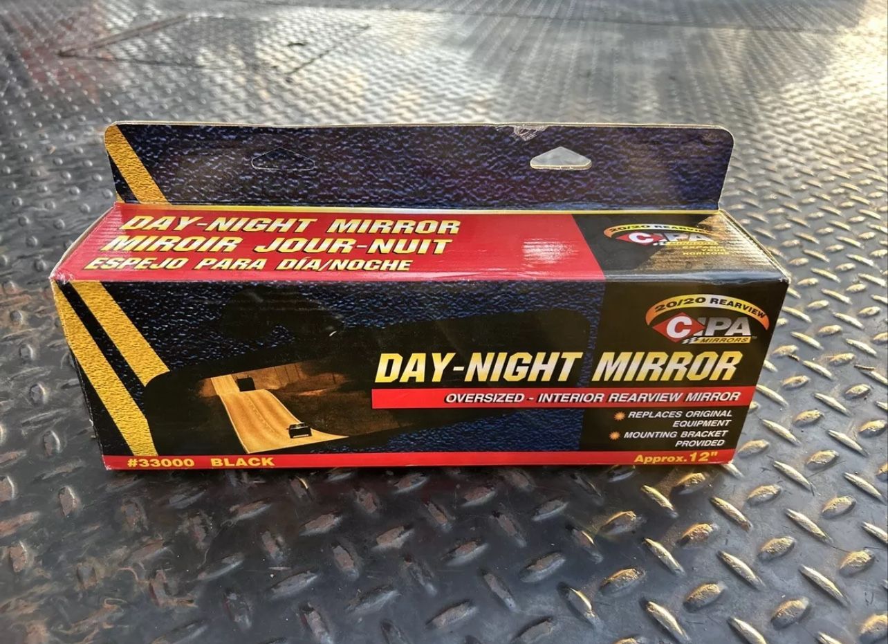 CIPA 12" Day/Night Interior Rearview Mirror
