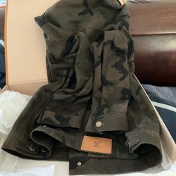 Supreme Louis Vuitton X Supreme Camo Denim Jacket