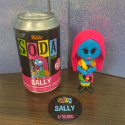 BRAND NEW COOLEST LIMITED EDITION COLLECTIBLE FUNKO SODA CAN WITH FIGURE OF SALLY! 