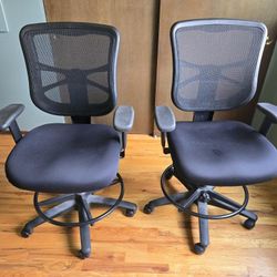 Drafting Height Office Chairs (2)