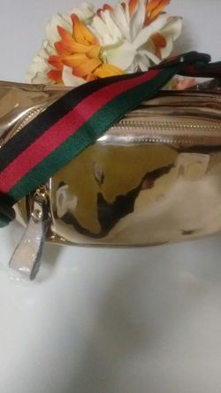 Patent Leather Gold Metallic--Fanny Pack