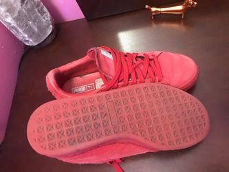 Puma black and red pair