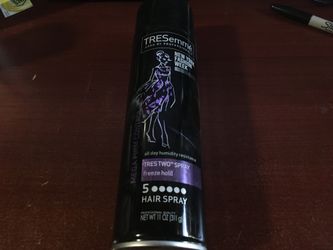 TRESemme TRES TWO Spray Mega Firm Control Freeze Hold 5 Hair Spray 11 OZ 311g NYFW Limited Edition