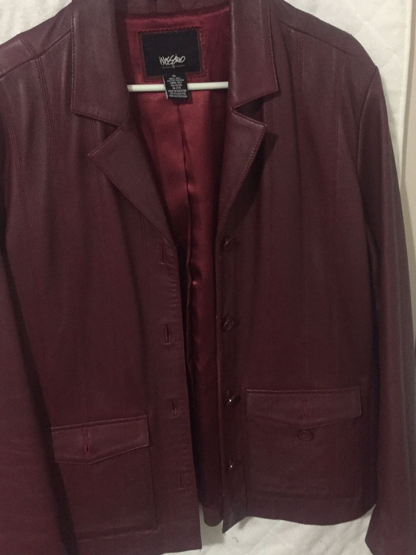 Ladies leather jacket XL Size