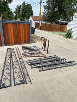 Vintage 1970 decorative iron 17 pieces