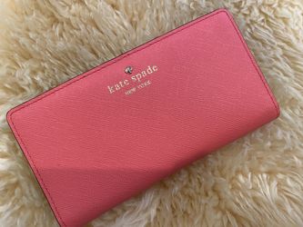 Brand New Kate Spade Wallet - Grant Park Stacy - Geranium Color