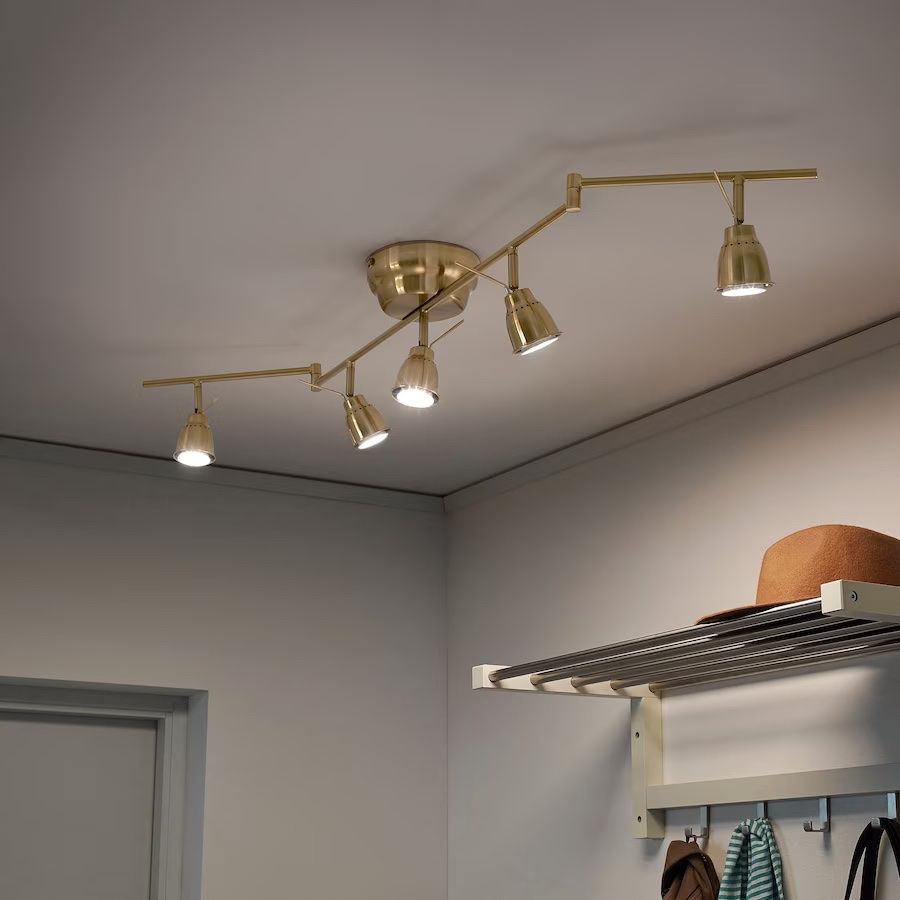 ほぼ新品 IKEA BAROMETER IKEA Barometer Brass Ceiling Track Light for Sale in Dallas, TX