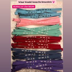 What Would Jesus Do bracelets 