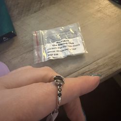 Bomb Part Ring Size 8 .925 Sterling Silver 