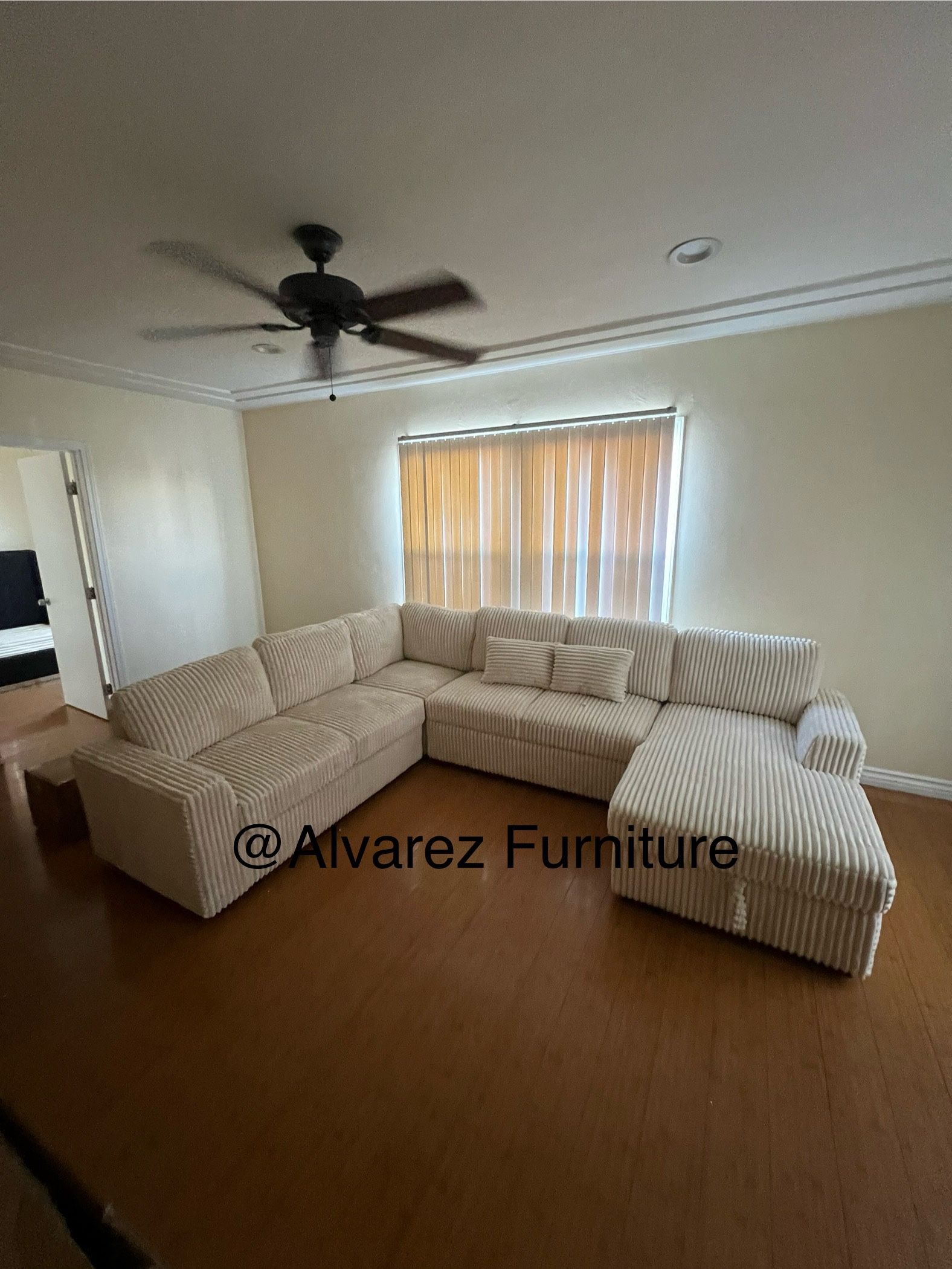 Corduroy Sectional Sleeper With Storage