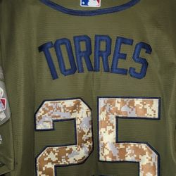 Torres, Custom Mickey Mantle, Aquino Jerseys