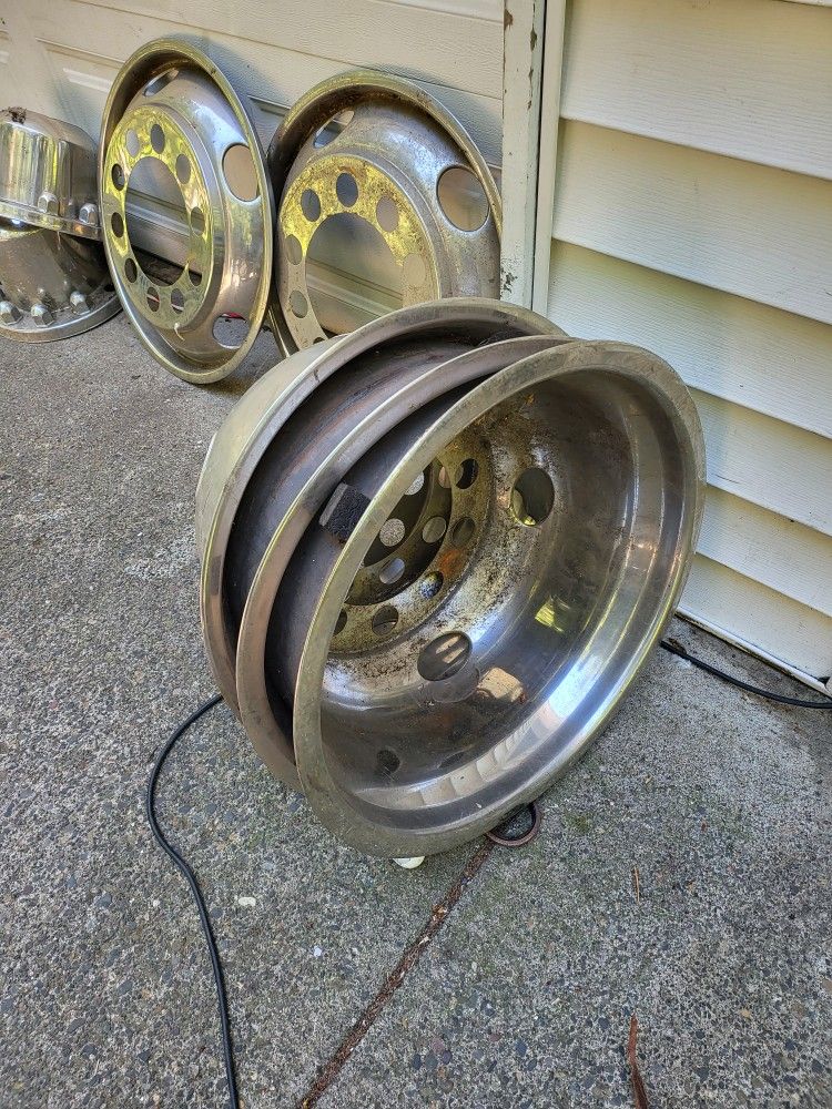 Tire rims.