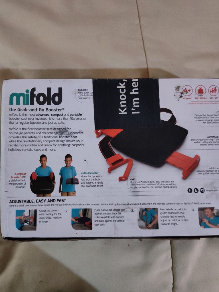 MIFOLD Grab&Go Booster Seat