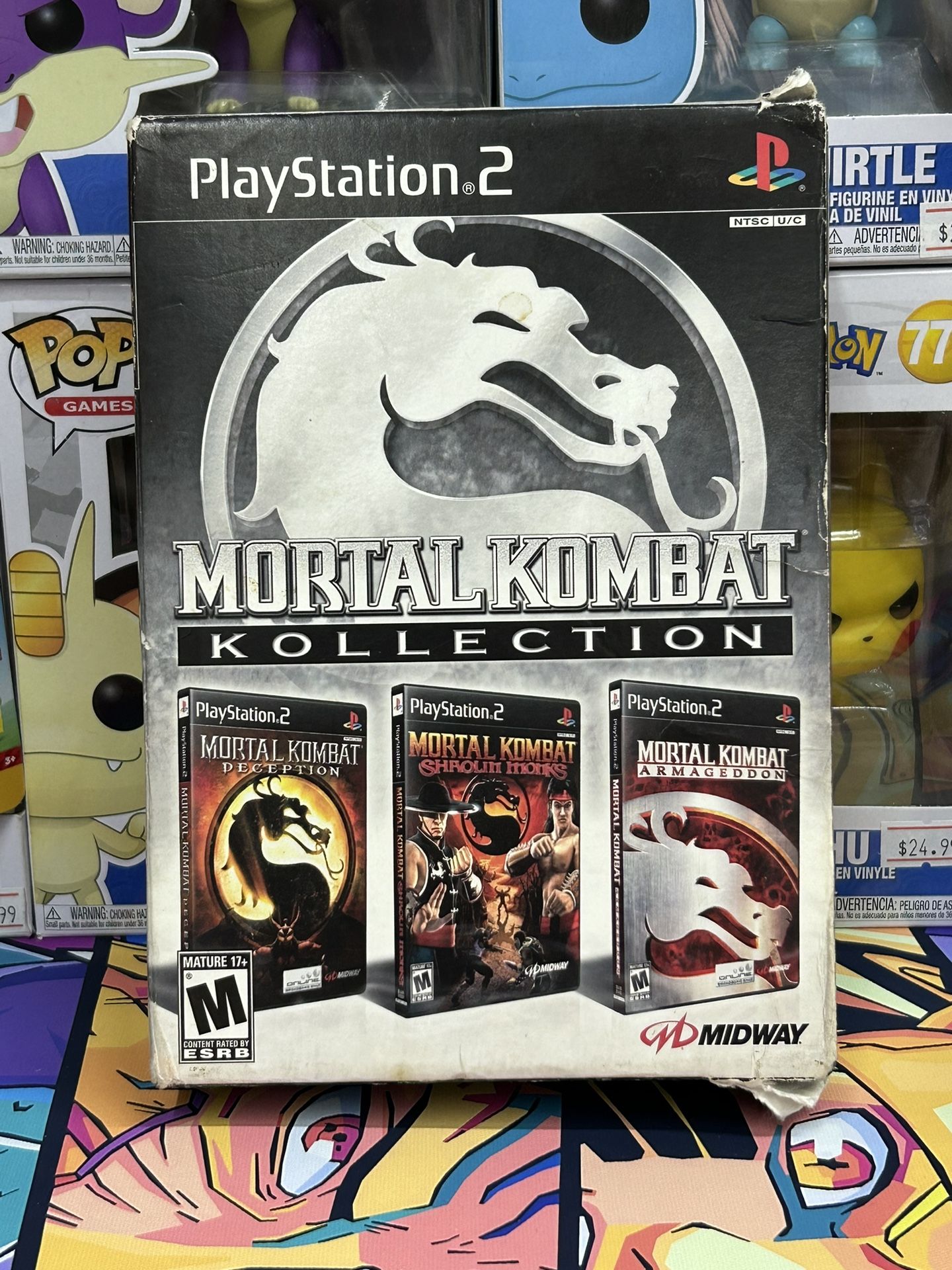 PS2 Mortal Combat Collection (Mortal Kombat Deception, Chaplin Monks, Armageddon)