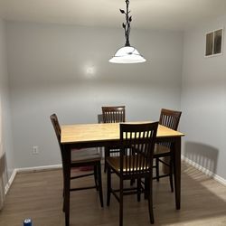 Dining table set