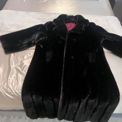 Black Faux Coat