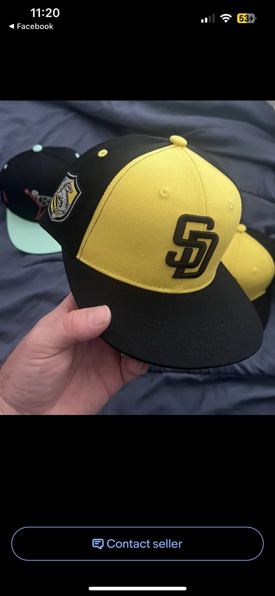San Diego Padres Harry Potter Theme Hat SnapBack 6/24/23 Hufflepuff Black Yellow