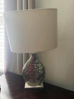 2 Mercury Glass Table Lamps