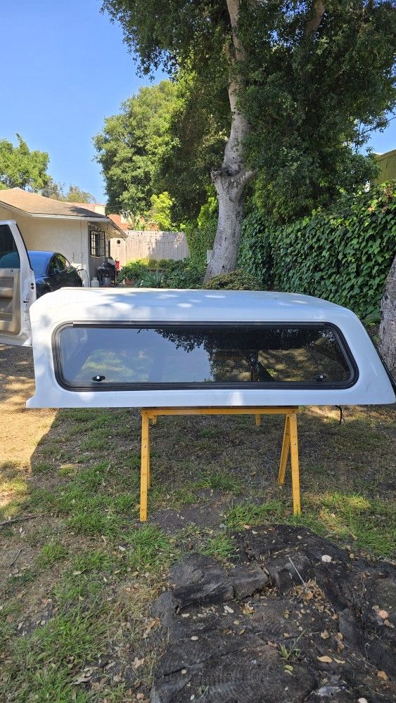 White Leer Camper Shell for Sale