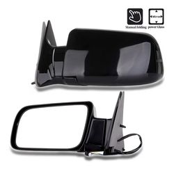 SCITOO Side View Mirror Fit For 1 For Chevy Blazer 1999 For Chevy Tahoe For GMC Jimmy 1 For GMC Pickup Truck/Suburban/Yukon Power Adju