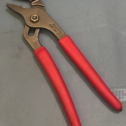 Snap-on Tools 9" Adjustable Joint Interlocking Channel Pliers (Red)