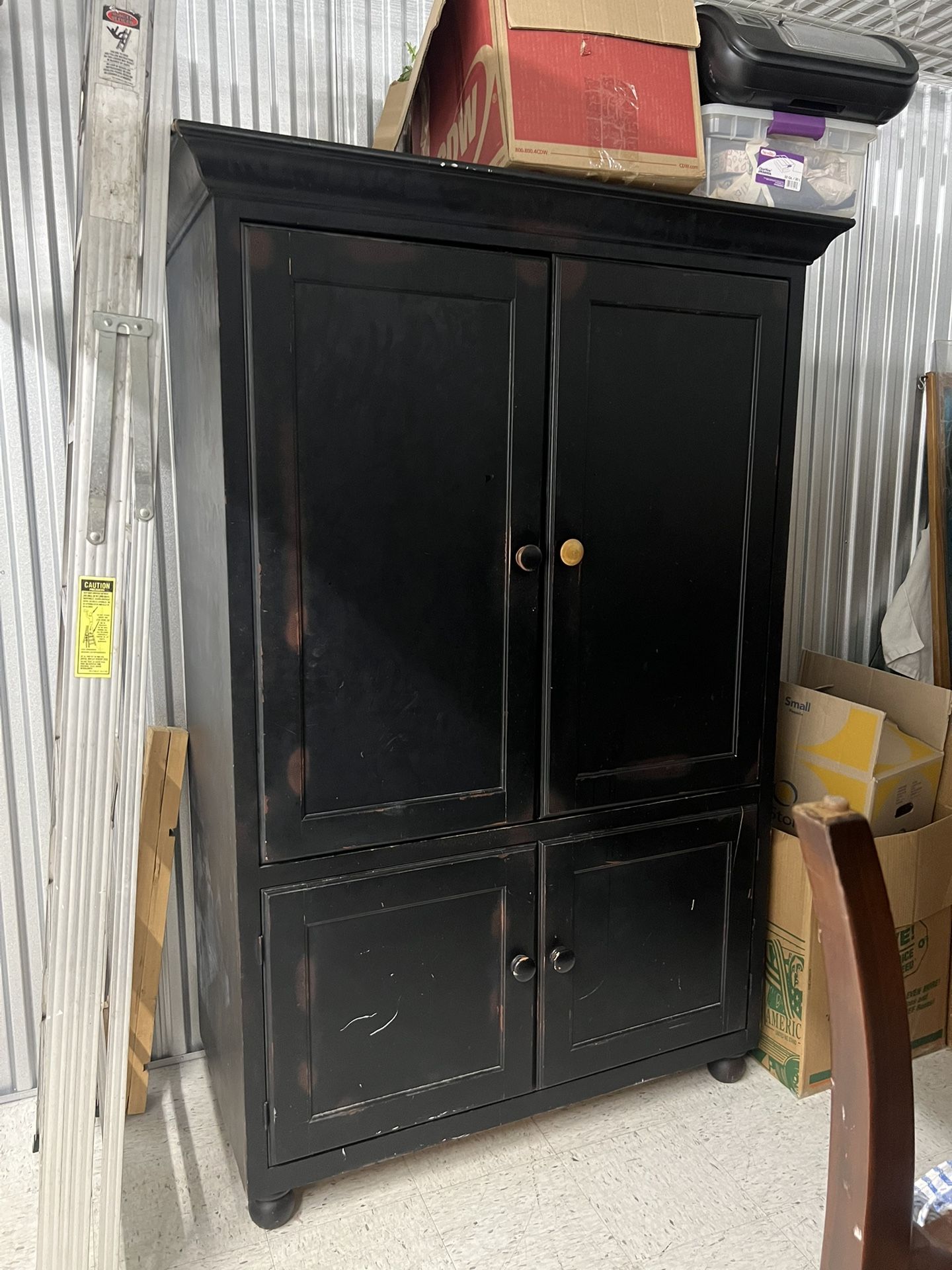Black Armoire/pantry