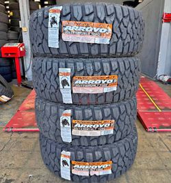 35x12.50R18LT Set Of 4 Arroyo R/T New Tires