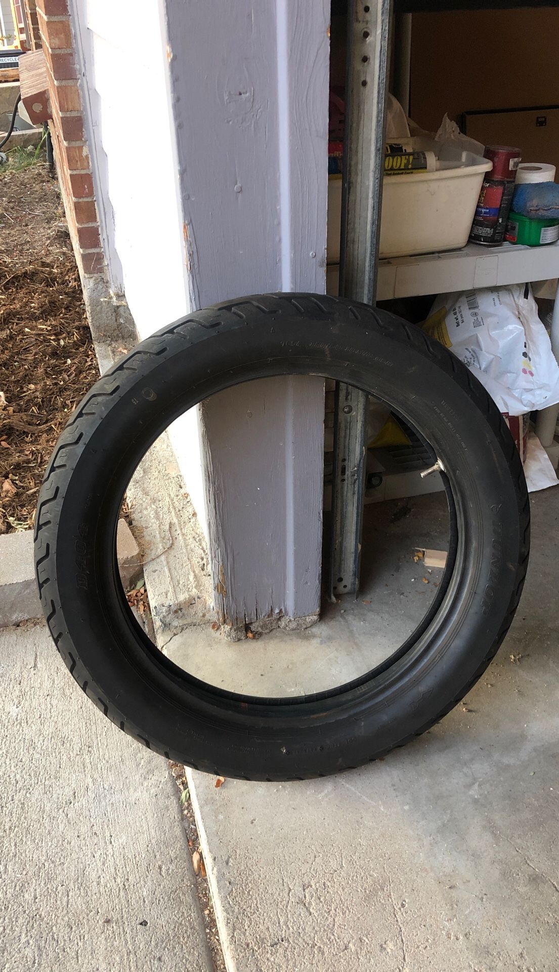 Slightly Used Motorcycle tire