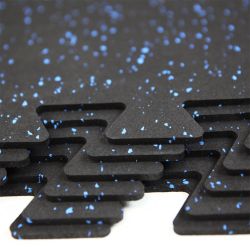Interlock Rubber Mats For Exercise Gym Fitness Workout 
