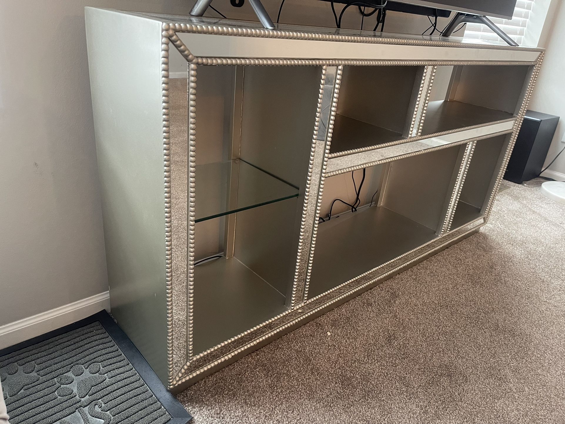 Mirrored TV Console for Sale in Romeoville, IL OfferUp