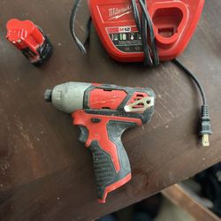 Milwaukee Drill Battery and Charger