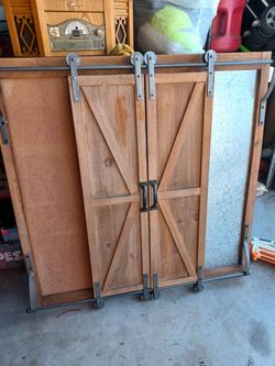 Barn door chalk board wall art/ decor