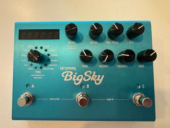 Used Strymon BigSky Multidimensional Reverb Pedal