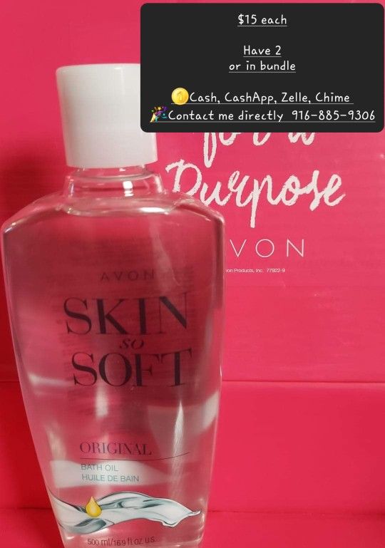 AVON Skin So Soft Original Bath Oil