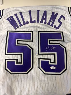 Jason “White Chocolate” Williams Signed Jersey