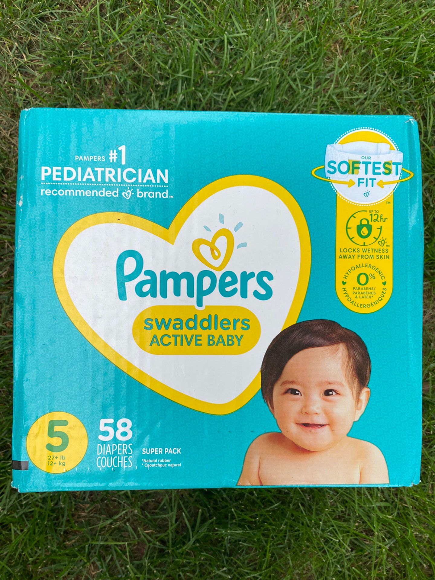 Pampers brand size 5