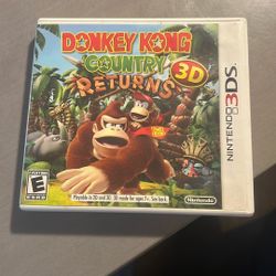Donkey Kong Country Returns 3ds