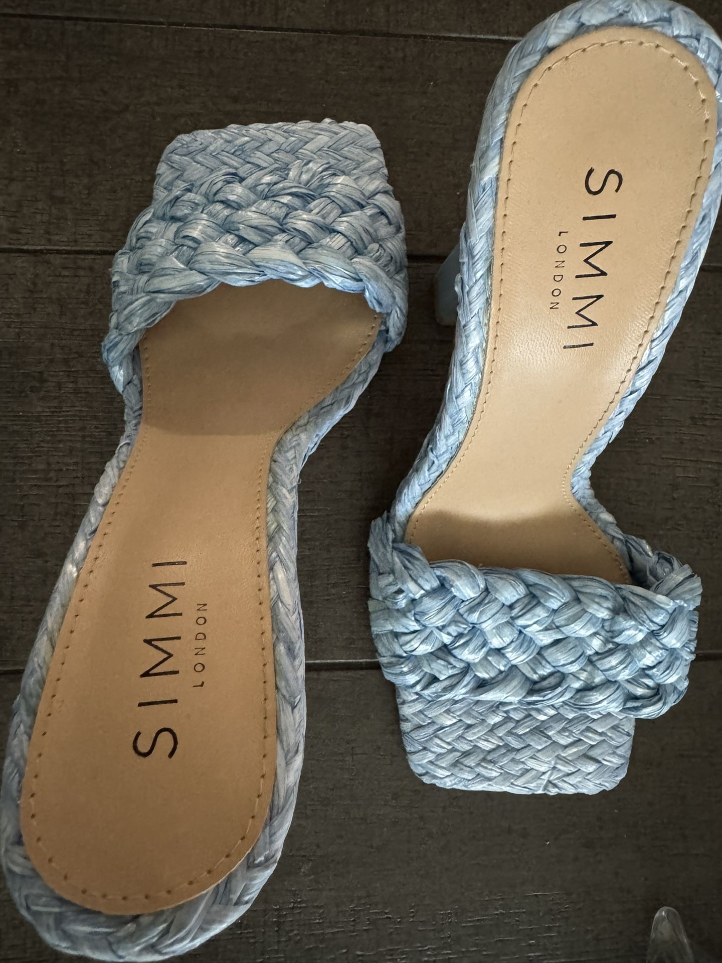 Pretty Blue Summer Heels