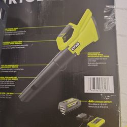 Ryobi 40v Blower Kit With 4.0ah Battery And Charger