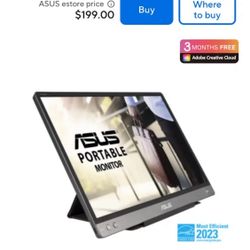 Portable Monitor - ASUS ZenScreen MB14AC