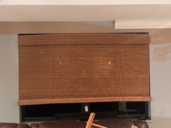 3 BAMBOO BLINDS LARGE REAL good used condition