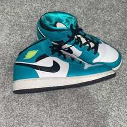 Teal And White Jordan 1s