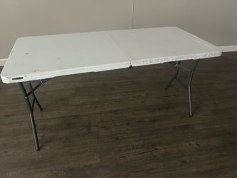 Lifetime Folding Table 6ft White