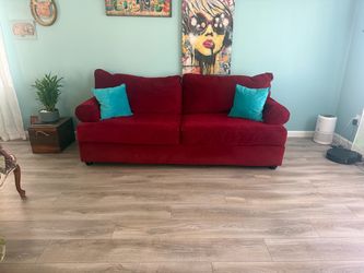 Red couch