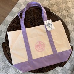 Trader Joe's Pastel Purple Tote Bag - Full Size