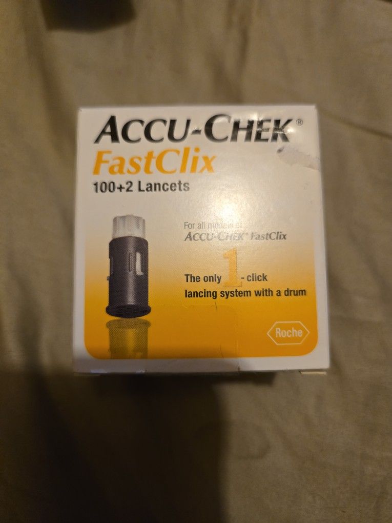 ACCUCHEK FAST CLIX BRAND NEW $20 EACH BOX 